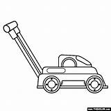 Mower Lawn Coloring Pages sketch template