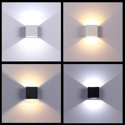 led wall lamp wall mounted led light cube  indoor sconce aluminum lamp   lamp wall
