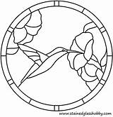 Glass Stained Hummingbird Designs Pattern Patterns Outline Painting Coloring Pages Stainedglasshobby Kids Round Mosaic Template Paint Flowers Templates Google Flower sketch template