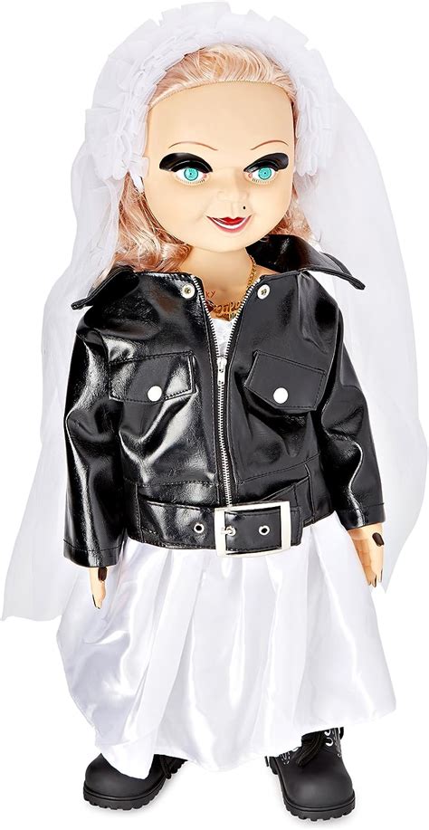 spirit halloween bride of chucky tiffany doll leather jacket version