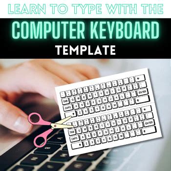 computer keyboard template  titis teaching tools tpt
