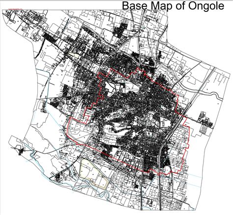 ongole base map   master plans india