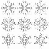 Snowflake Printable Templates Small Stencil Snowflakes Template Coloring Patterns Pages Shape Popsicle Stick Pattern Print Printables Christmas Whatmommydoes Outline Designs sketch template