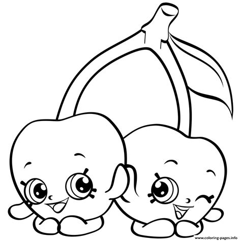 shopkins dolls coloring pages  getdrawings