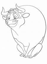 Ferdinand Coloring Pages Printable Disney Bull Movie Color Cartoon Sheets Colouring Pdf Bulls Choose Board Kids Christmas Story Print sketch template