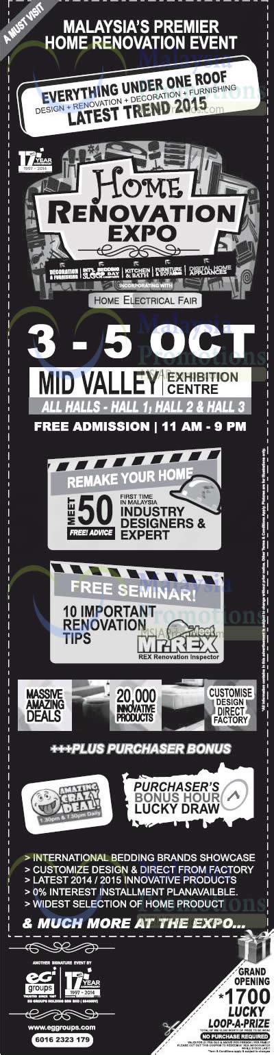 home renovation expo  mid valley exhibition centre   oct