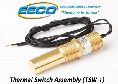 thermal switch assembly elevator equipment corporation