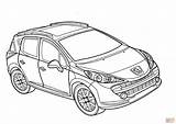 Peugeot 207 Coloring Sw Pages Main 2009 Skip Drawing Search sketch template