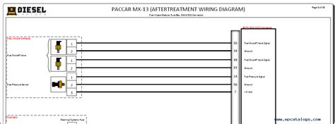 paccar mx  epa ghg engine wiring diagram