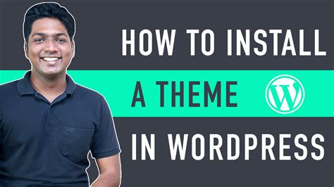 How To Install A Wordpress Theme Website Learners