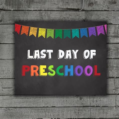 day  preschool grade school signs toddler  ladybugsprints