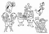 Pebbles Bam Flintstones Bambam Picapiedras Colorier Disneya Bajki Kolorowanki Pierrafeu Filmowe Druku sketch template