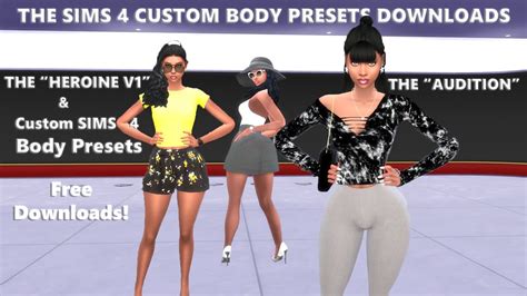 Sims 4 Sexy Body Presets