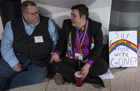 united methodists vote to keep bans on gay marriage openly gay clergy