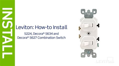 leviton presents   install  combination device   double switch wiring diagram