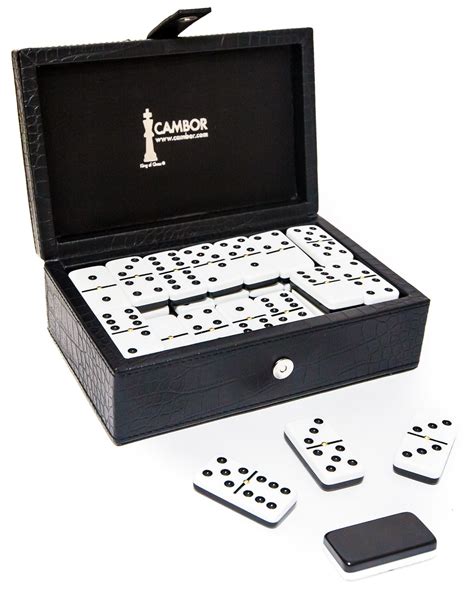 cambors jumbo size double  dominoes set  tone tiles double