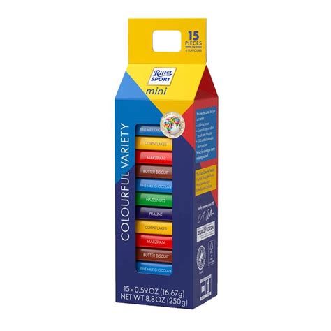 ritter sport mini tower colourful variety  shopee philippines
