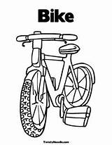 Unicycle Coloring Template Pages sketch template