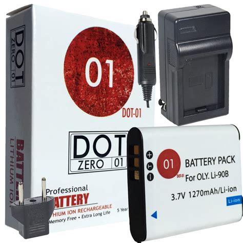 dot  brand  mah replacement olympus li  battery  charger