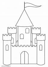 Castle Fairytale Colouring Mummypages Ie Pages Pdf sketch template