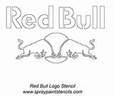 Logo Redbull Bull Red Outline Stencil Coloring Pages Logodix Comments sketch template