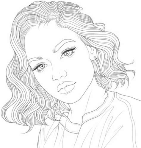 pin  saz  colouring pages people coloring pages girly drawings