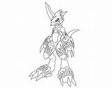 Digimon Flamedramon Lineart Animemaniaco sketch template