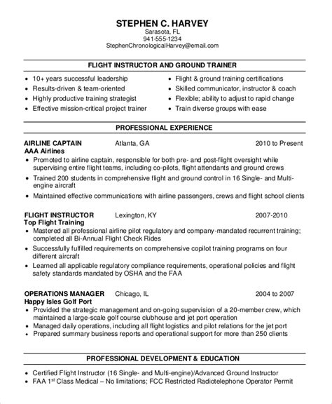 sample flight attendant resume templates   ms word