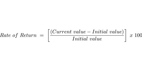 return formula real rate  return definition formula