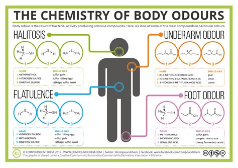 the chemistry of body odours sweat halitosis flatulence and cheesy
