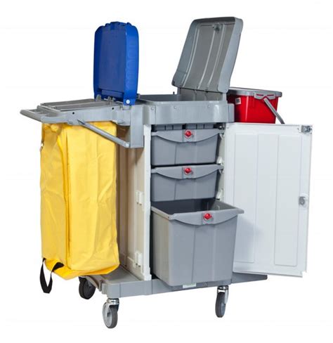 Alpha Janitorial Cart Trolley Commercial Cleaning Supplies Auckland