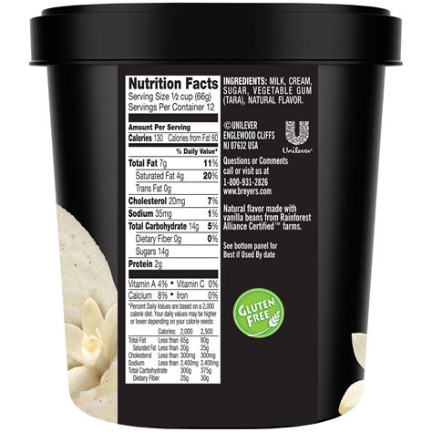 breyers vegan ice cream nutrition facts besto blog