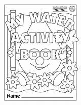 Coloring Water Pages Cycle Kids Conservation Popular Library Clipart Coloringhome Print sketch template