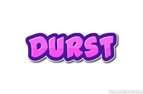 durst logo herramienta de diseño de nombres gratis de flaming text