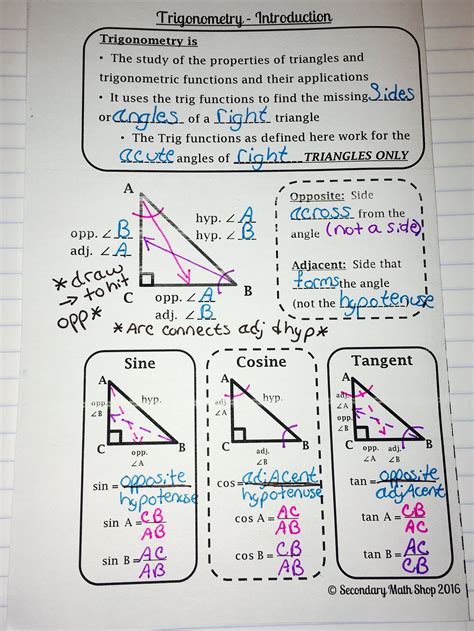 trigonometry  triangles math  fun