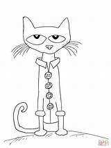 Cat Splat Coloring Pages Getcolorings Pete His sketch template