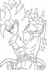 Goku Saiyan Ssj4 Sayajin Lasimagenesdegoku Getcolorings Dbz Tegninger Silhuetter Sponsored sketch template