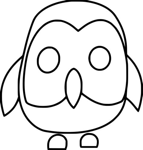 adopt  owl coloring page  print  color