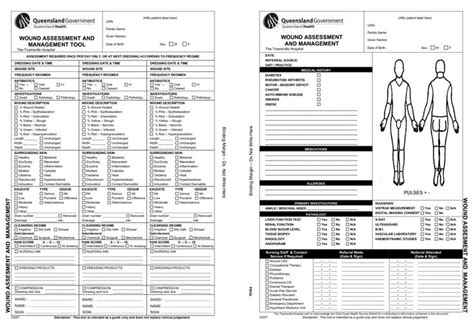wound care documentation template lobo black wound care wound care