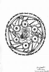 Mandala Steampunk Deviantart sketch template