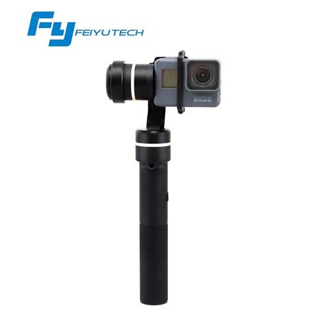 feiyu tech  waterproof  axis handheld brushless gimbal  gopro   multi action camera