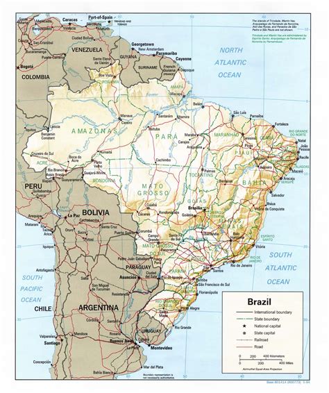 mapa politico de brasil grande