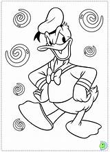 Donald Duck Dinokids Coloring Disney Kleurplaten Color Pages Close Kleurplaat sketch template