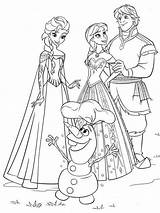 Elsa Frozen Coloring Olaf Pages Printable Disney Drawing Anna Kids Colouring Hans Kristoff Princess Omalovánka Pic Print Ausmalbilder Google Color sketch template