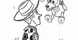 Coloring Pages Woody Slinky Toy Dog Story sketch template