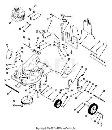 ariens lawn mower parts diagram diagram resource