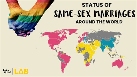 Infographic Map Legal Status Of Same Sex Marriages In Different