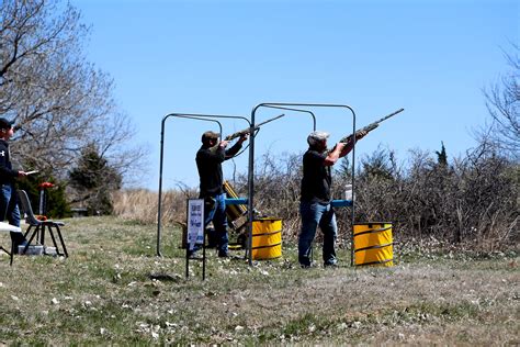 barton foundations  annual sporting clay shoot   held  camp aldrich great bend tribune
