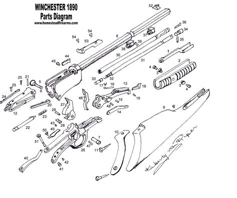 parts diagram winchester    winchester winchester  guns