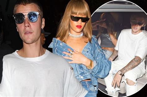 justin bieber parties with scantily clad rihanna before he s pictured leaving london club with